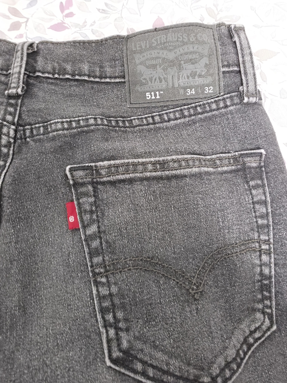 Levi's 511 Slim Fit Men's Jeans - Black Gray Wash